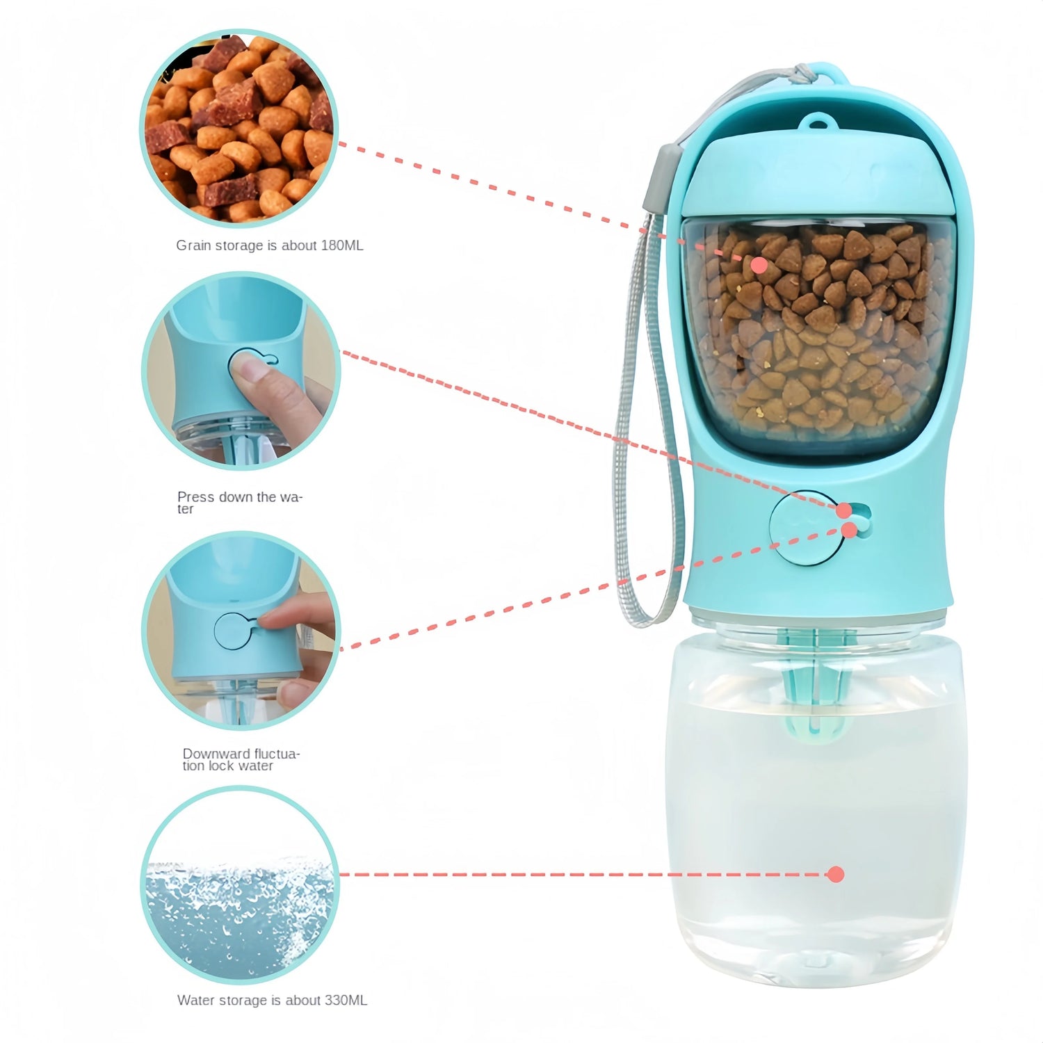 Dog Outdoor Portable Water Bottle